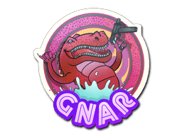 Purple Gnar CS2 Sticker