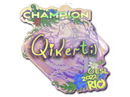 qikert (Holo, Champion) CS2 Sticker