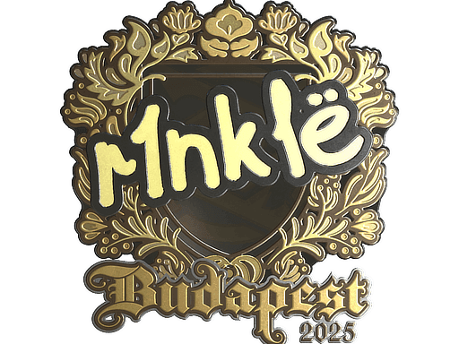 r1nkle (Gold) CS2 Sticker