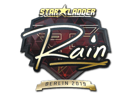 rain (Gold) CS2 Sticker