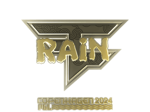 rain (Gold) CS2 Sticker