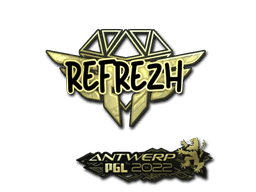 refrezh (Gold) CS2 Sticker