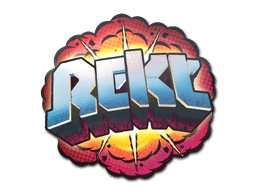 Rekt (Holo) CS2 Sticker