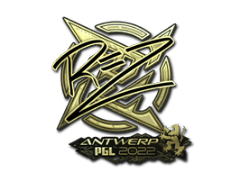 REZ (Gold) CS2 Sticker