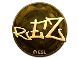 REZ (Gold) CS2 Sticker