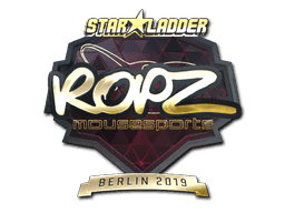 ropz (Gold) CS2 Sticker