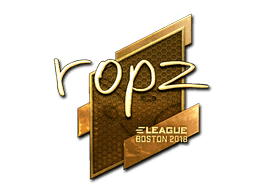 ropz (Gold) CS2 Sticker