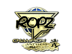 ropz (Gold, Champion) CS2 Sticker