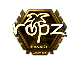 ropz (Gold) CS2 Sticker