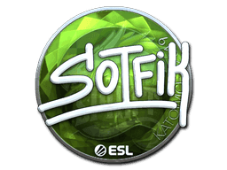 S0tF1k (Foil) CS2 Sticker