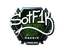 S0tF1k (Foil) CS2 Sticker
