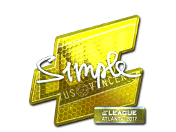 s1mple (Foil) CS2 Sticker