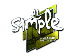 s1mple (Foil) CS2 Sticker