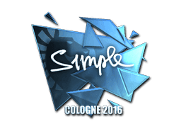 s1mple (Foil) CS2 Sticker