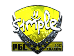 s1mple (Foil) CS2 Sticker