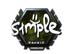 s1mple (Foil) CS2 Sticker