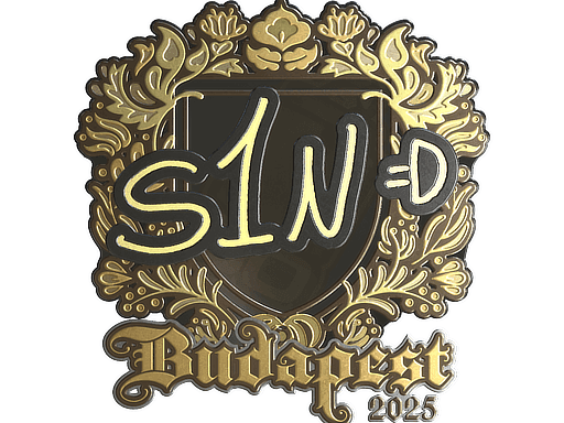 s1n (Gold) CS2 Sticker