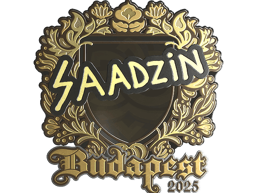 saadzin (Gold) CS2 Sticker