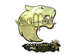 saffee (Gold) CS2 Sticker