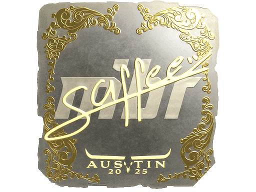 saffee (Gold) CS2 Sticker