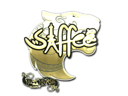 saffee (Gold) CS2 Sticker
