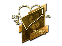 seang@res (Gold) CS2 Sticker