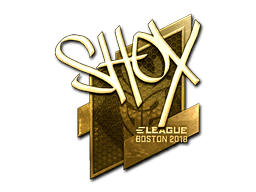 shox (Gold) CS2 Sticker