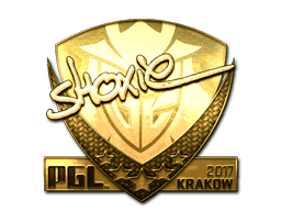 shox (Gold) CS2 Sticker