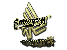 sinnopsyy (Gold) CS2 Sticker