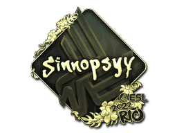 sinnopsyy (Gold) CS2 Sticker