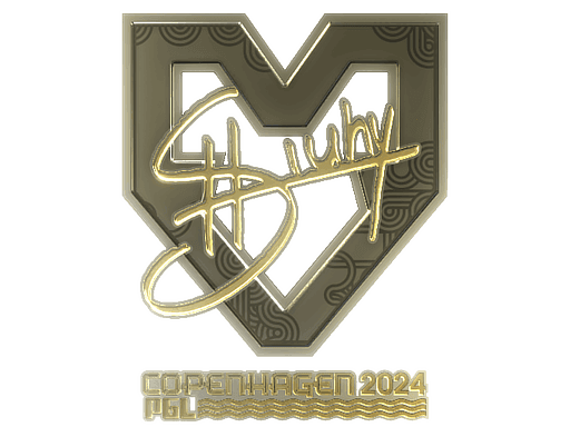 siuhy (Gold) CS2 Sticker