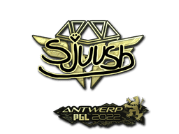 sjuush (Gold) CS2 Sticker