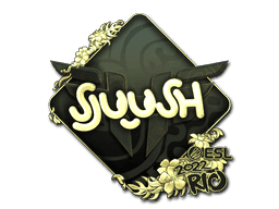 sjuush (Gold) CS2 Sticker