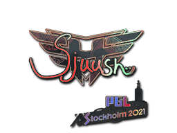 sjuush (Holo) CS2 Sticker