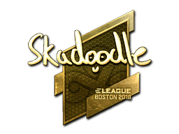 Skadoodle (Gold) CS2 Sticker