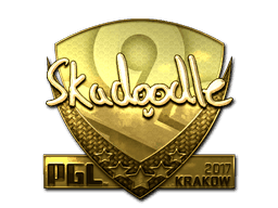 Skadoodle (Gold) CS2 Sticker