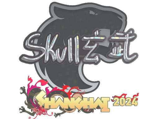 skullz (Glitter) CS2 Sticker