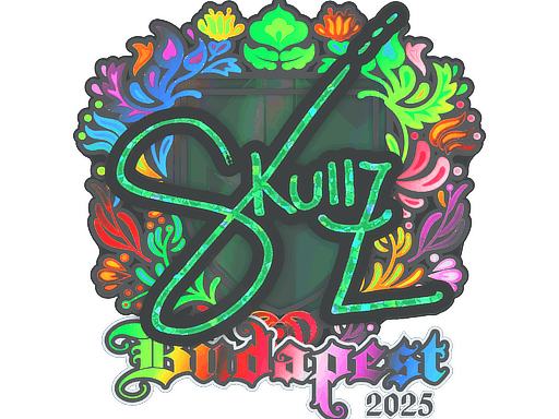 skullz (Holo) CS2 Sticker