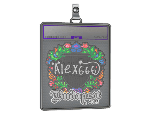 alex666 (Embroidered) CS2 Sticker