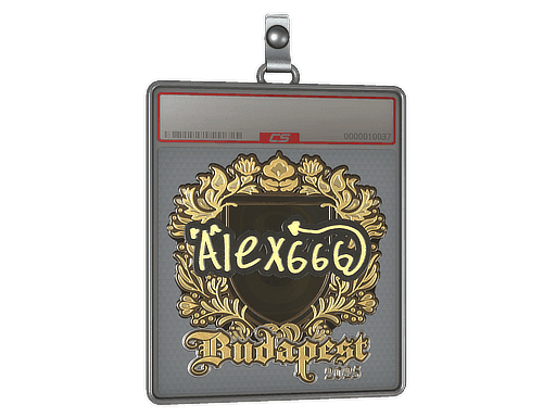 alex666 (Gold) CS2 Sticker