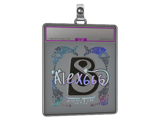 alex666 (Holo) CS2 Sticker