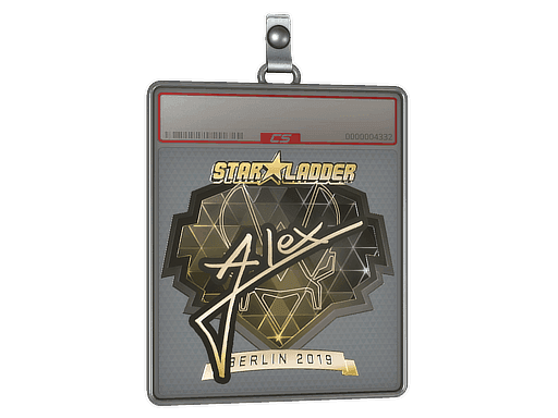 ALEX (Gold) CS2 Sticker