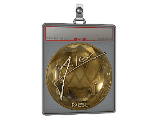 ALEX (Gold) CS2 Sticker
