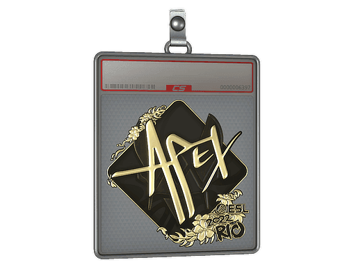 apEX (Gold) CS2 Sticker