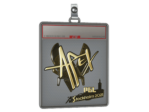 apEX (Gold) CS2 Sticker