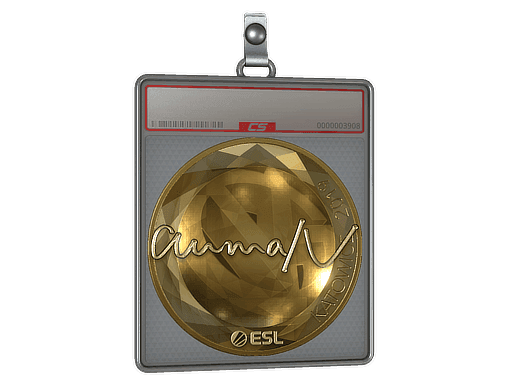aumaN (Gold) CS2 Sticker