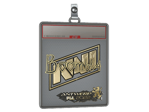Boombl4 (Gold) CS2 Sticker