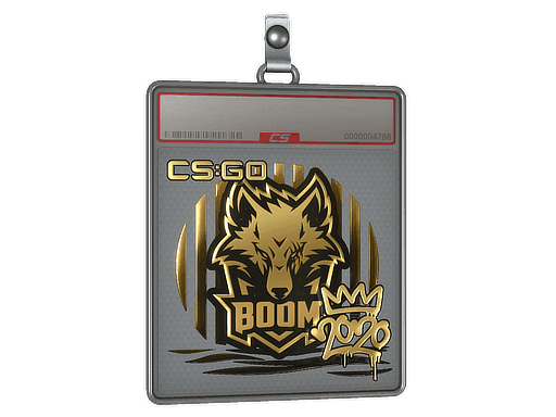 Boom (Gold) CS2 Sticker