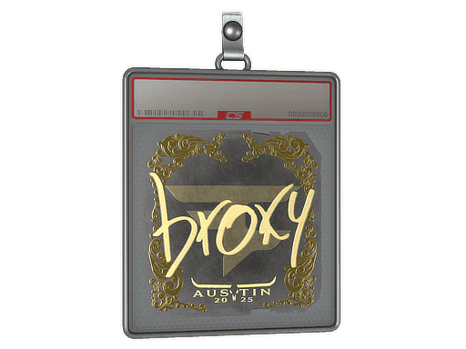 broky (Gold) CS2 Sticker
