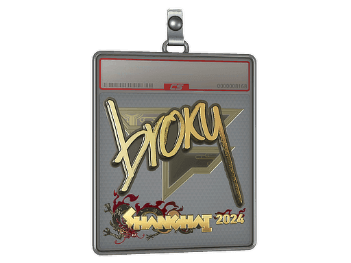 broky (Gold) CS2 Sticker